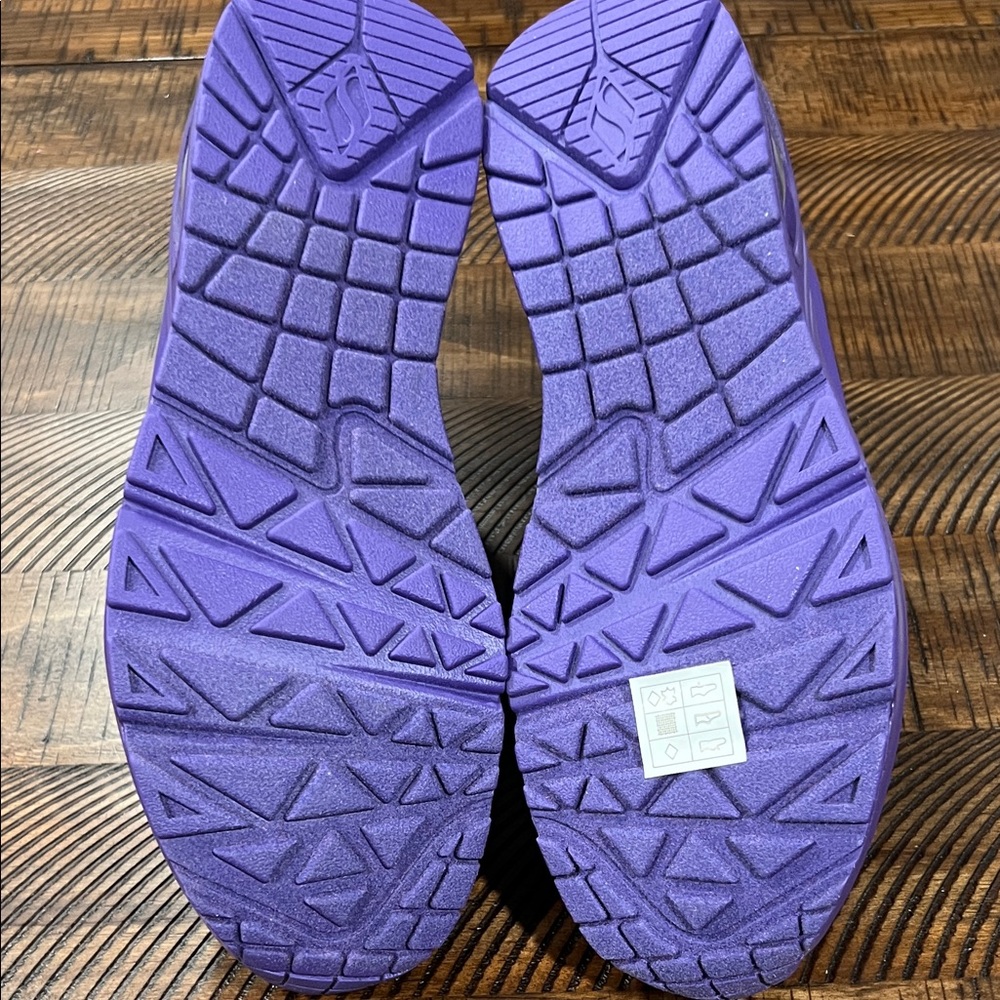 Skechers Vivid Purple Athletic Shoes - Picture 5 of 8